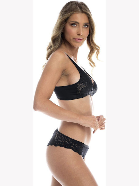 Women's Bandeau Bra Mitra Cup-B - Black