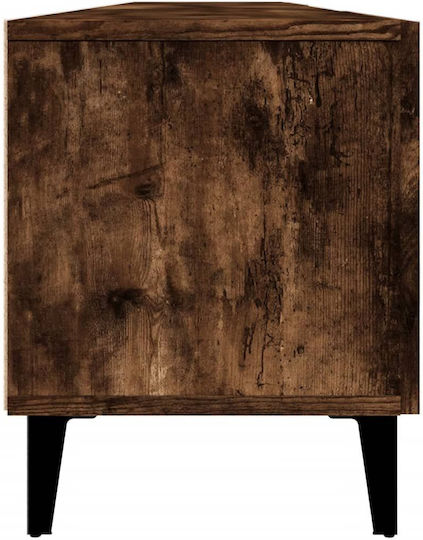 TV Stand from Metal & Wood Smoky Oak L180xW31.5xH40cm