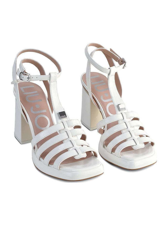 Sissi 07 Sandals from Patent Leather White