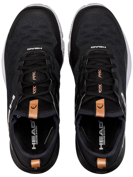 Head Motion Pro Ανδρικά Παπούτσια Padel για Σκληρά Γήπεδα Μαύρα