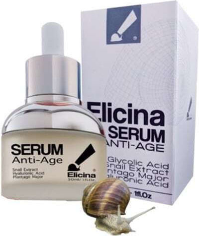 Elicina Anti Age Anti-aging Serum Face with Snail Secretion & Hyaluronic Acid 30ml