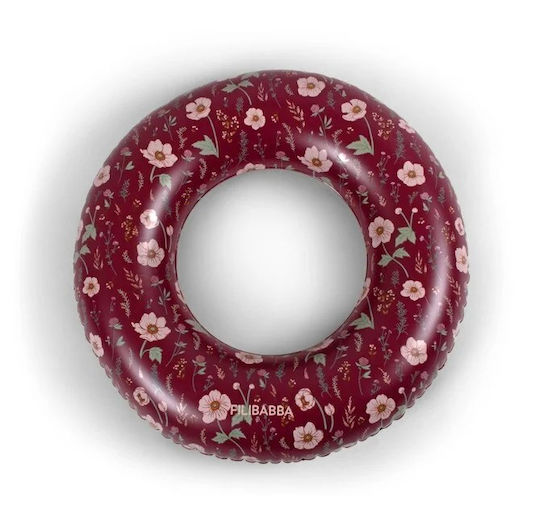 Filibabba Kinder Schwimmring Fall Flowers mit Durchmesser 40cm. Rot