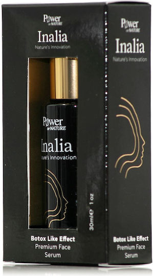 Inalia Botox Like Effect Premium Feuchtigkeitsspendend & Anti-Aging Serum Gesicht mit Peptide & Hyaluronsäure für Straffung 30ml