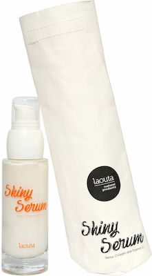 Laouta Natural Products Shiny Ενυδατικό Serum Προσώπου για Αποτοξίνωση 30ml