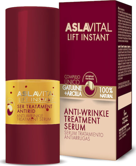 Gerovital Lift Instant Feuchtigkeitsspendend & Anti-Aging Serum Gesicht mit Vitamin E & Hyaluronsäure für Straffung 15ml
