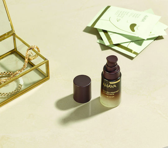 Ahava Dead Sea Osmoter Moisturizing Serum Face with Hyaluronic Acid for Detoxification & Radiance 30ml