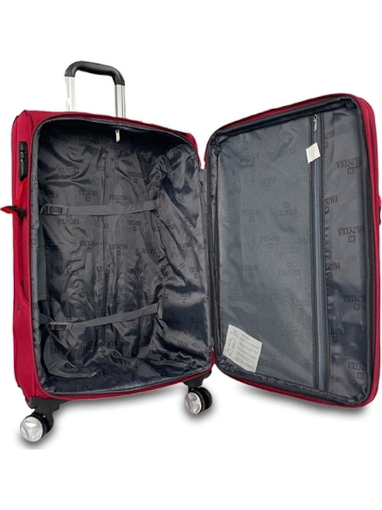 Hunter Cabin Suitcase Nylon Crete Red