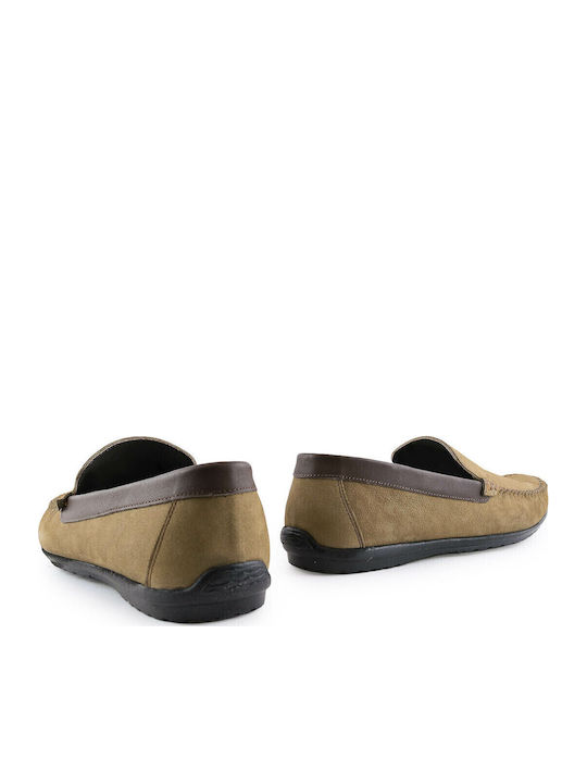 Men's Suede Moccasins Cigar