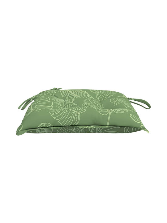 vidaXL Garden Chair Cushion Green 4 Pieces 40x40cm