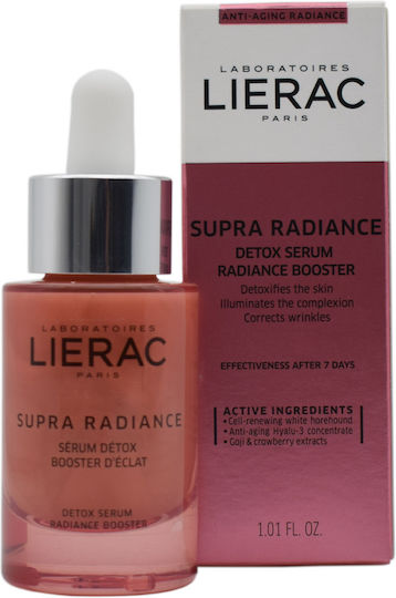 Lierac Supra Radiance Moisturizing & Anti-aging Booster Face for Detoxification & Radiance 30ml