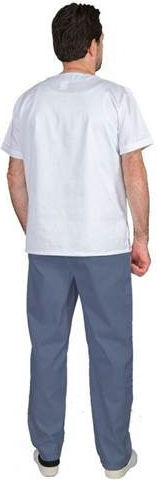 Alezi Classic Unisex Multicolour Pants & Blouse Set Cotton and Polyester