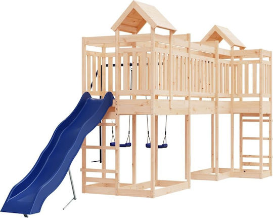 vidaXL Дървена Кула 362x585x238см. за 3+ години Години Кафяв