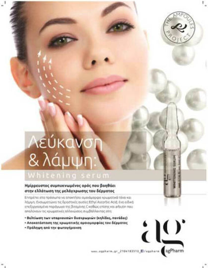 Ag Pharm Whitening Serum Face with Vitamin C for Radiance 8x2ml