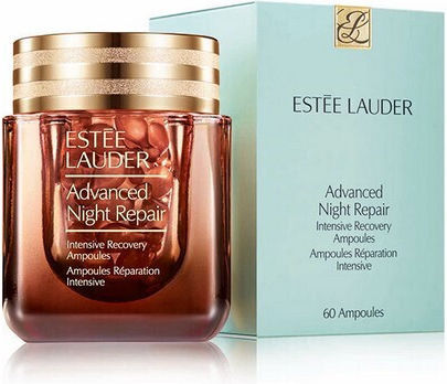 Estee Lauder Advanced Night Repair Intensive Recovery Ampoules Beruhigend & Anti-Aging Serum Gesicht mit Hyaluronsäure für Strahlkraft & Straffung
