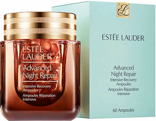 Estee Lauder Advanced Night Repair Intensive Recovery Ampoules Beruhigend & Anti-Aging Serum Gesicht mit Hyaluronsäure für Strahlkraft & Straffung