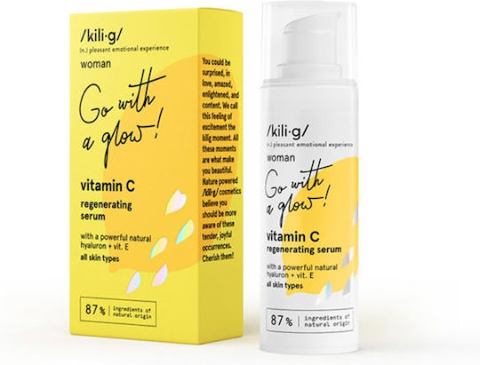 kili⋅g Kili·g Vitamin C Skin Moisturizing & Anti-aging Serum Face with Vitamin C & Vitamin E for Detoxification & Radiance 30ml