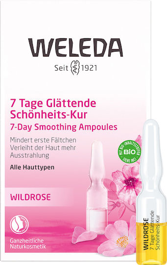 Weleda Wild Rose Αντιγηραντικό Serum Προσώπου 7x0.8ml