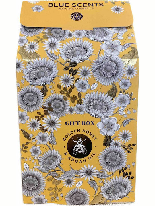 Blue Scents Golden Honey & Argan Oil Skin Care Set for Moisturizing & Body Cleaning Blue Scents Golden Honey & Argan Oil Skin Care Set for Moisturizing & Body Cleaning