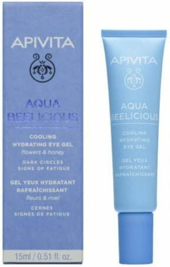 Apivita Aqua Beelicious Eye Gel for Moisturizing & Dark Circles 15ml
