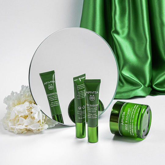 Apivita Bee Radiant Cremă de Ochi pentru Anti-îmbătrânire și Cearcăne 15ml