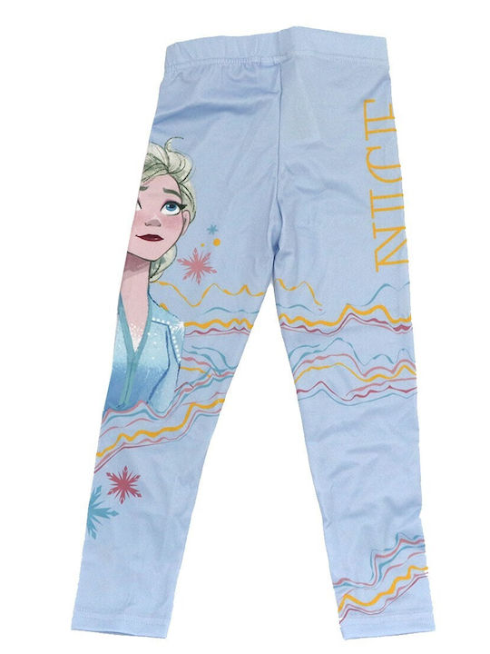 Disney Kinder Leggings Lang Hellblau