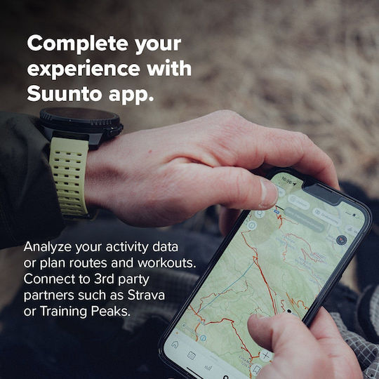 Suunto Vertical Titanium 49mm Αδιάβροχο Smartwatch με Παλμογράφο (Forest)