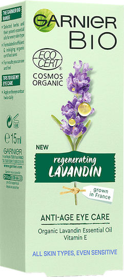 Garnier Bio Eye Moisturiser for Moisturizing Anti-Wrinkle Dark Circles and Brightening 15ml
