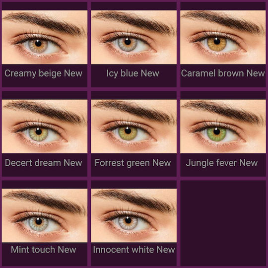 Desio Sensual Beaty Lences XR 2 Quarterly Colored Contact Lenses Hydrogel