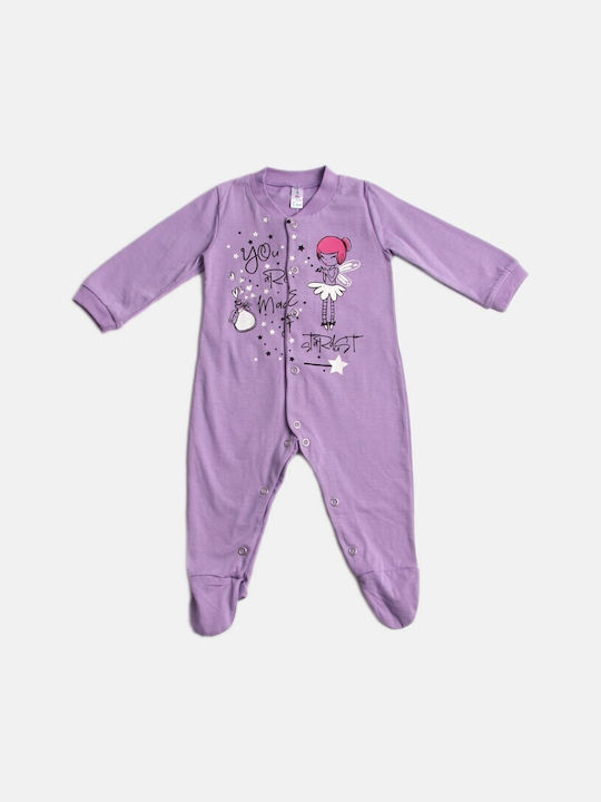 Dreams by Joyce Baby Bodysuit Set Long-Sleeved Lilac