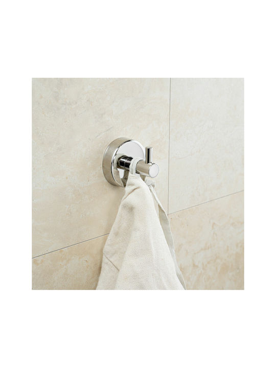 Karag Double Wall-Mounted Bathroom Hook ​6x6cm White Matt