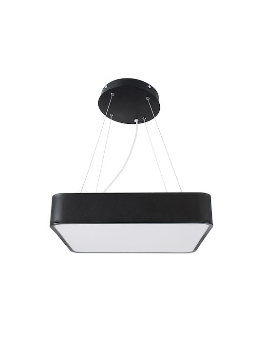 GloboStar Kamala Deckenleuchte 40cm Schwarz mit Integrierter LED und Fernbedienung