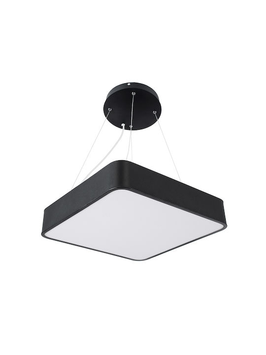 GloboStar Kamala Deckenleuchte 40cm Schwarz mit Integrierter LED und Fernbedienung