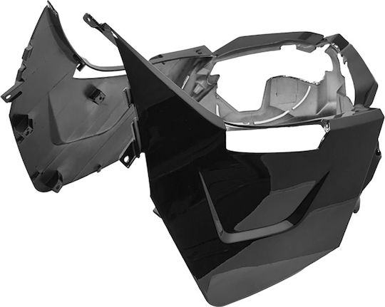 Znen Motorcycle Middle Fairing Replacement Plastic for Fantasy Black 1pcs