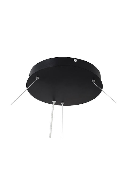GloboStar Ra Pendant Light Black with Socket E27 127.5x127.5cm