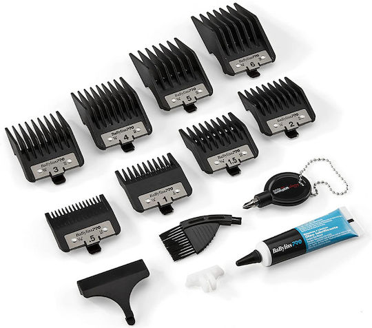 Babyliss Snapfx Clipper Επαγγελματική Επαναφορτιζόμενη Κουρευτική Μηχανή Γκρι FX895E