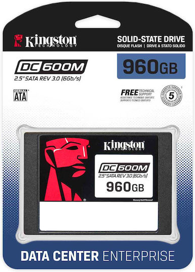 Kingston DC600M SSD 960GB Typ 2.5'' Mit SATA III Verbindung