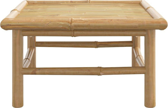 Masa Masa de lounge pentru spații exterioare mici de bambus 65x55x30buc