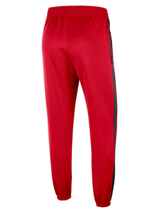 NBA Chicago Bulls Showtime Pantaloni de trening cu elastic Roșu