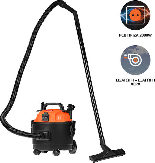 Krausmann Aspirator Lichide / Solide 1200W Recipient 15lt