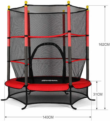 Fun Baby Balance Trampolin Draußen Durchmesser 140cm mit Netz