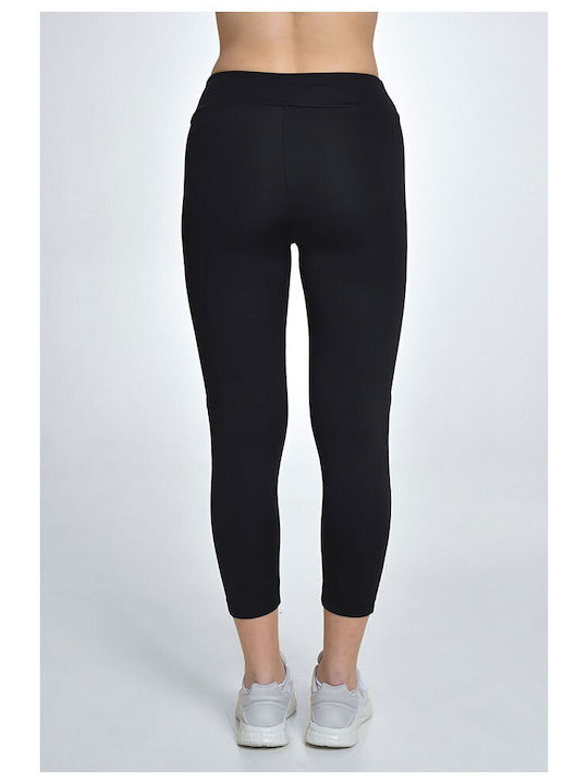 Target 65110 Frauen Gekürzt Leggings Schwarz S23/65110-10