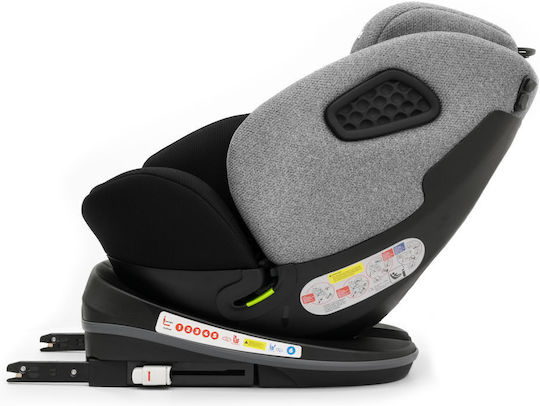 Dovadi iGO Καθισματάκι Αυτοκινήτου i-Size με Isofix Black-Grey 0-36 kg