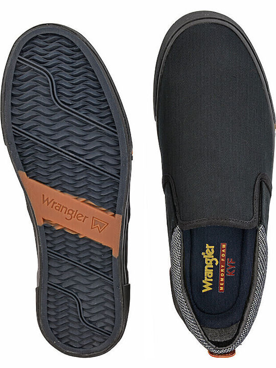 Valley Men's Canvas Slip-Ons Navy
