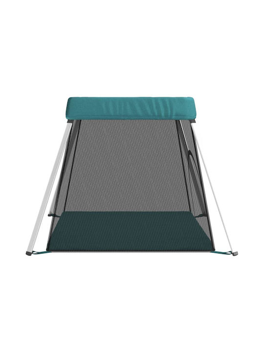vidaXL Loc de joacă cu Saltea Verde 110x82cm