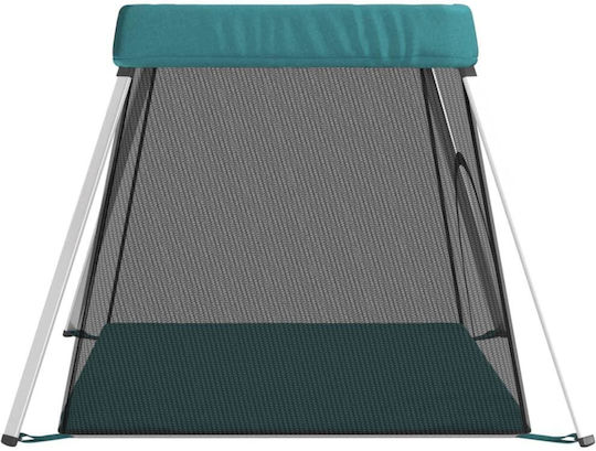 vidaXL Playpen with Mattress Green 110x82cm