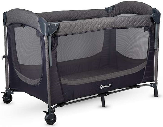 Coccolle Insieme Кошара за игра 2 Нива с Променяща се Повърхност & Матрак Greystone 120x60см