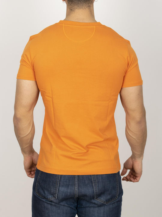 La Martina Men's Short Sleeve T-shirt Orange