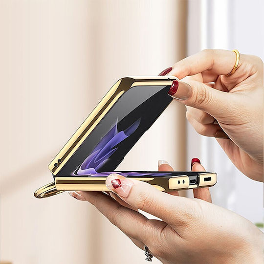 GKK Integrated Plating Задна корица Пластмаса Черен (Galaxy Z Flip4)