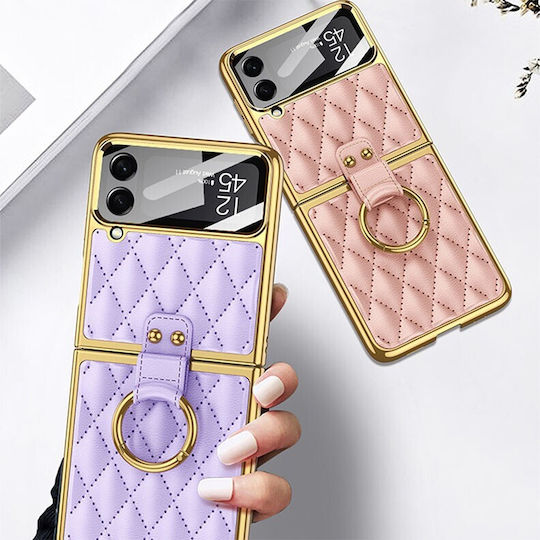GKK Integrated Plating Задна корица Пластмаса Черен (Galaxy Z Flip4)