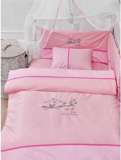 Makis Tselios Home Set Für Krippe Ride Rosa 6Stück
